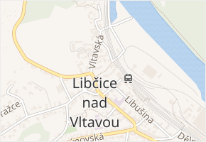 Pod Kostelem v obci Libčice nad Vltavou - mapa ulice