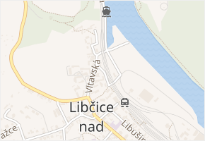 Pod Nádražím v obci Libčice nad Vltavou - mapa ulice