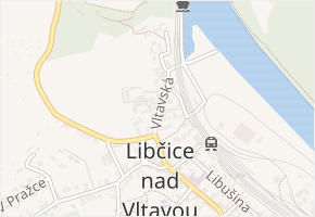 Vltavská v obci Libčice nad Vltavou - mapa ulice
