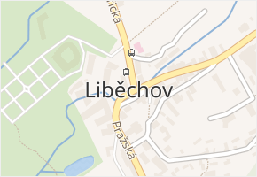 Kubešova rokle v obci Liběchov - mapa ulice