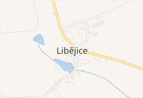 Libějice v obci Libějice - mapa části obce