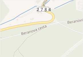 Beranova cesta v obci Liberec - mapa ulice