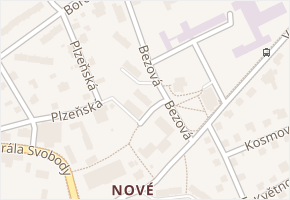 Bezová v obci Liberec - mapa ulice