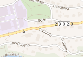 Boční v obci Liberec - mapa ulice