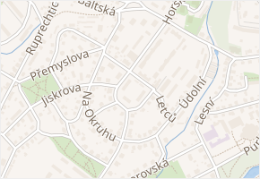 Božích bojovníků v obci Liberec - mapa ulice