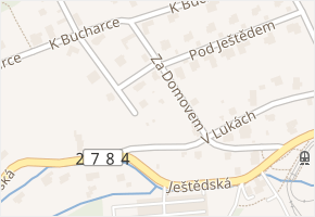 Březnická v obci Liberec - mapa ulice