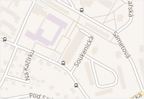 Broumovská v obci Liberec - mapa ulice