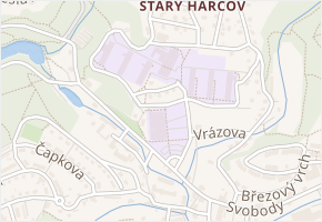 Brožíkova v obci Liberec - mapa ulice
