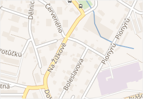 Červeného v obci Liberec - mapa ulice