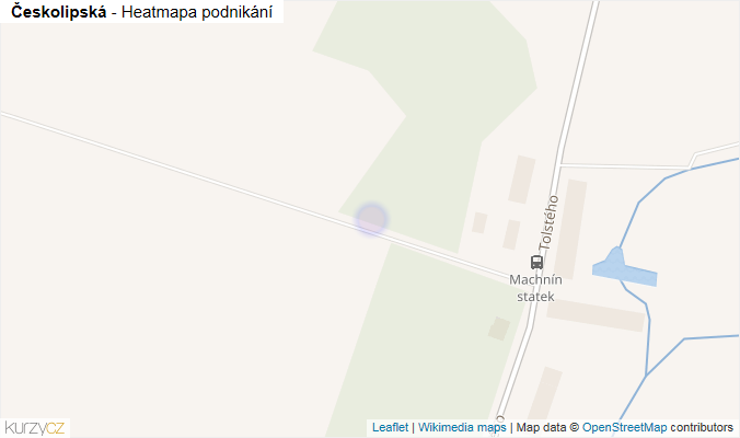 Mapa Českolipská - Firmy v ulici.