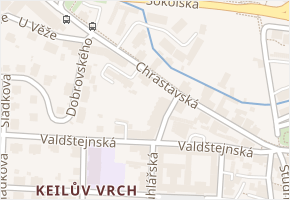 Chrastavská v obci Liberec - mapa ulice