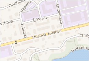 Čížkova v obci Liberec - mapa ulice
