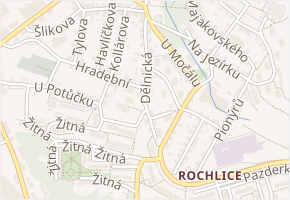 Dělnická v obci Liberec - mapa ulice