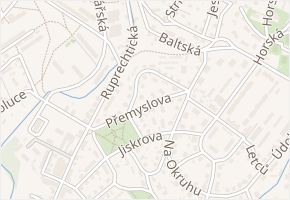 Dělostřelecká v obci Liberec - mapa ulice