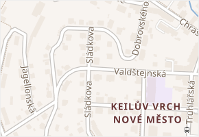 Dobrovského v obci Liberec - mapa ulice