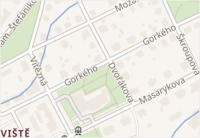 Dvořákova v obci Liberec - mapa ulice