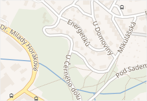 Energetiků v obci Liberec - mapa ulice
