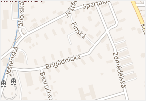 Finská v obci Liberec - mapa ulice