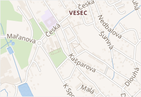 Fričova v obci Liberec - mapa ulice