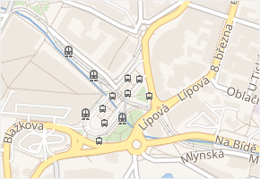 Fügnerova v obci Liberec - mapa ulice