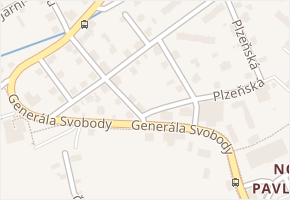 Generála Svobody v obci Liberec - mapa ulice