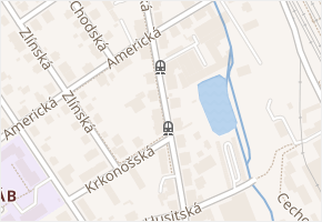 Hanychovská v obci Liberec - mapa ulice