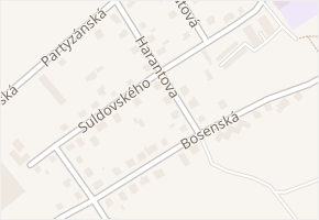 Harantova v obci Liberec - mapa ulice