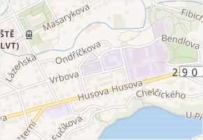 Heydukova v obci Liberec - mapa ulice