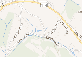 Hrabětická v obci Liberec - mapa ulice