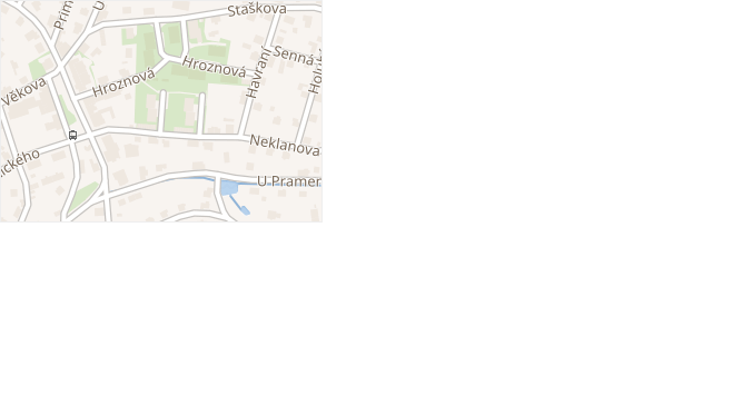 Hroznová v obci Liberec - mapa ulice