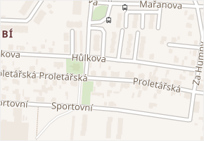 Hůlkova v obci Liberec - mapa ulice