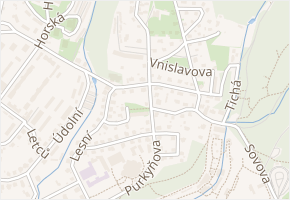 Javorová v obci Liberec - mapa ulice