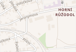 Jeronýmova v obci Liberec - mapa ulice
