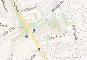 Ještědská v obci Liberec - mapa ulice
