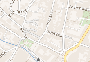 Jezdecká v obci Liberec - mapa ulice