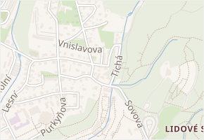 Jihlavská v obci Liberec - mapa ulice