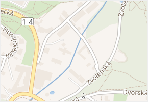 Josefinino údolí v obci Liberec - mapa ulice