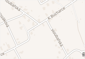 K Bucharce v obci Liberec - mapa ulice