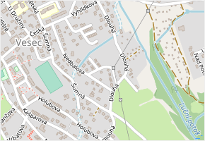 K Rybníku v obci Liberec - mapa ulice