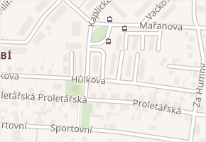 Kaplického v obci Liberec - mapa ulice