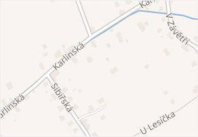 Karlinská v obci Liberec - mapa ulice
