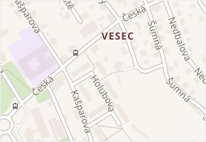 Kašparova v obci Liberec - mapa ulice