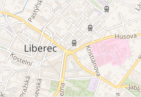 Kavčí v obci Liberec - mapa ulice