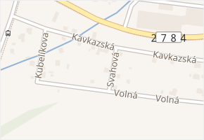 Kavkazská v obci Liberec - mapa ulice