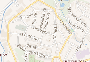 Kollárova v obci Liberec - mapa ulice