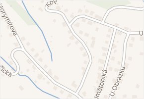 Kopeckého v obci Liberec - mapa ulice