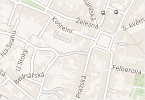 Kostelní v obci Liberec - mapa ulice