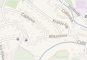 Králův háj v obci Liberec - mapa ulice