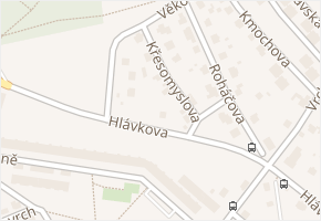 Křesomyslova v obci Liberec - mapa ulice