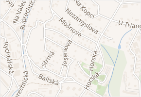 Kropáčkova v obci Liberec - mapa ulice
